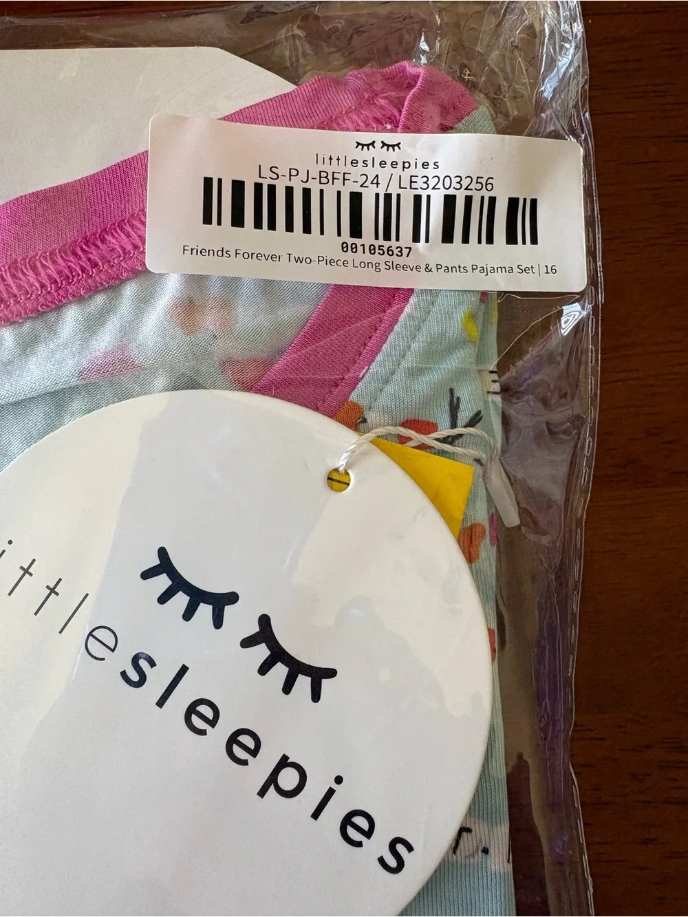 Little Sleepies Friends Forever Pajama Set - NWT - Size 16
